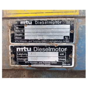 Marine Engine MTU 16V2000