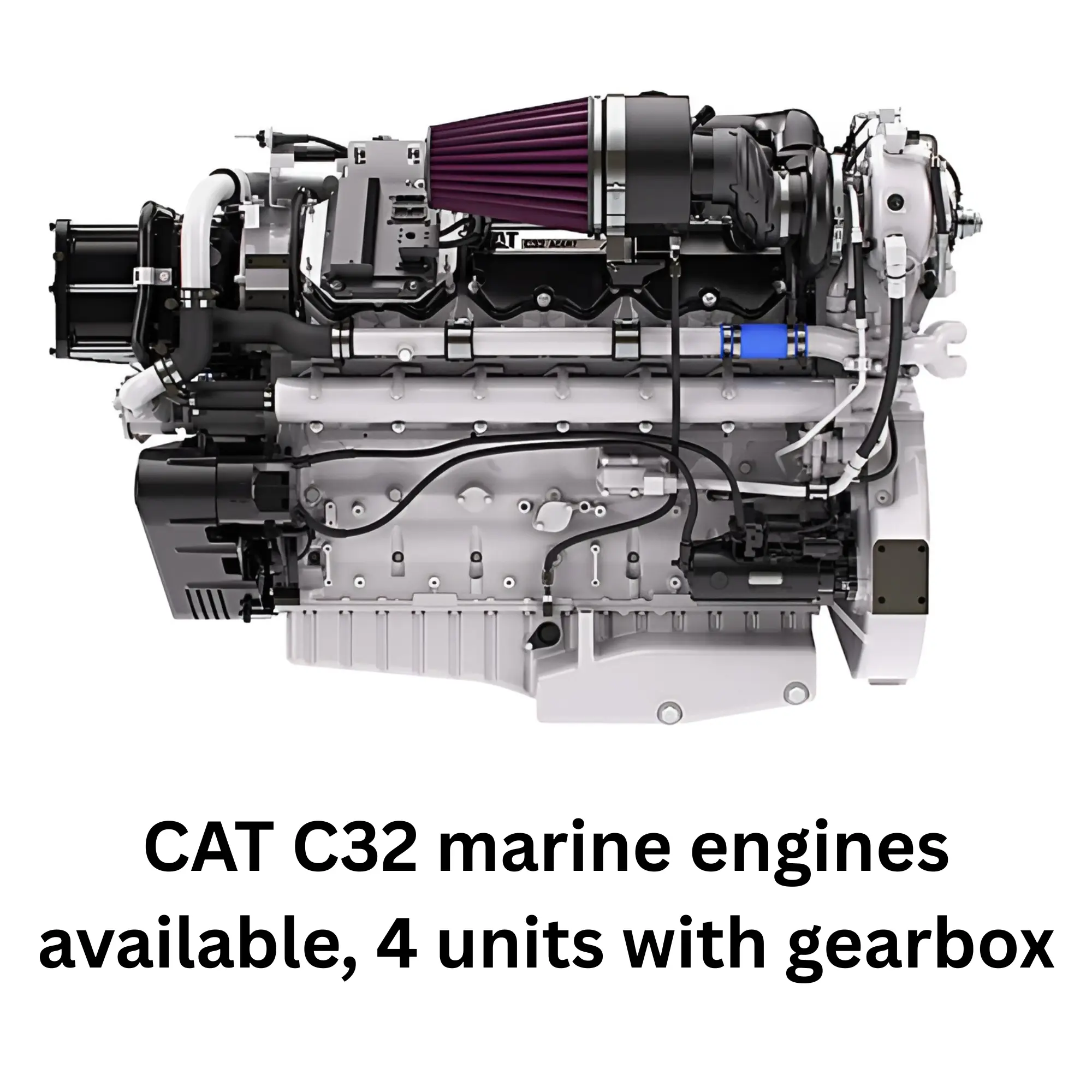 Used Caterpillar C32M Marine Propulsion Engine