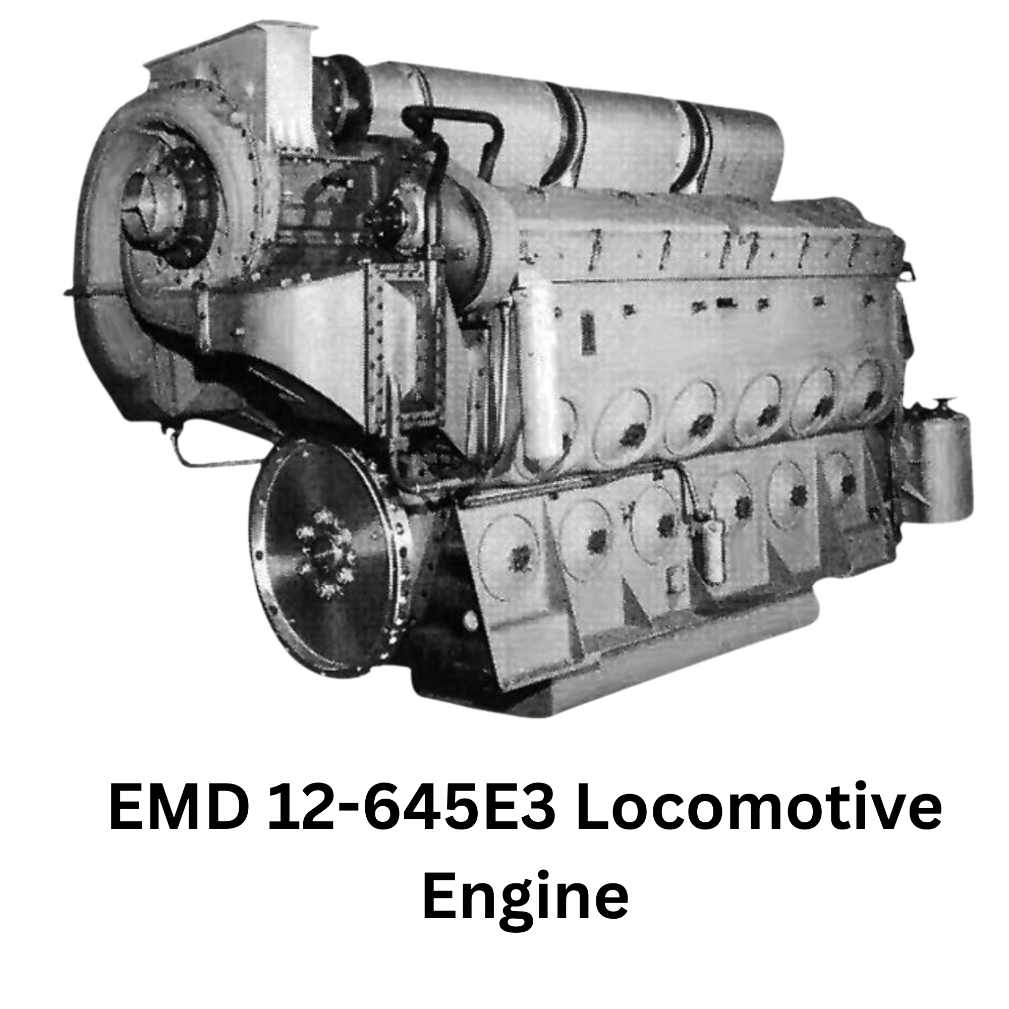 EMD 12-645E3 Engine